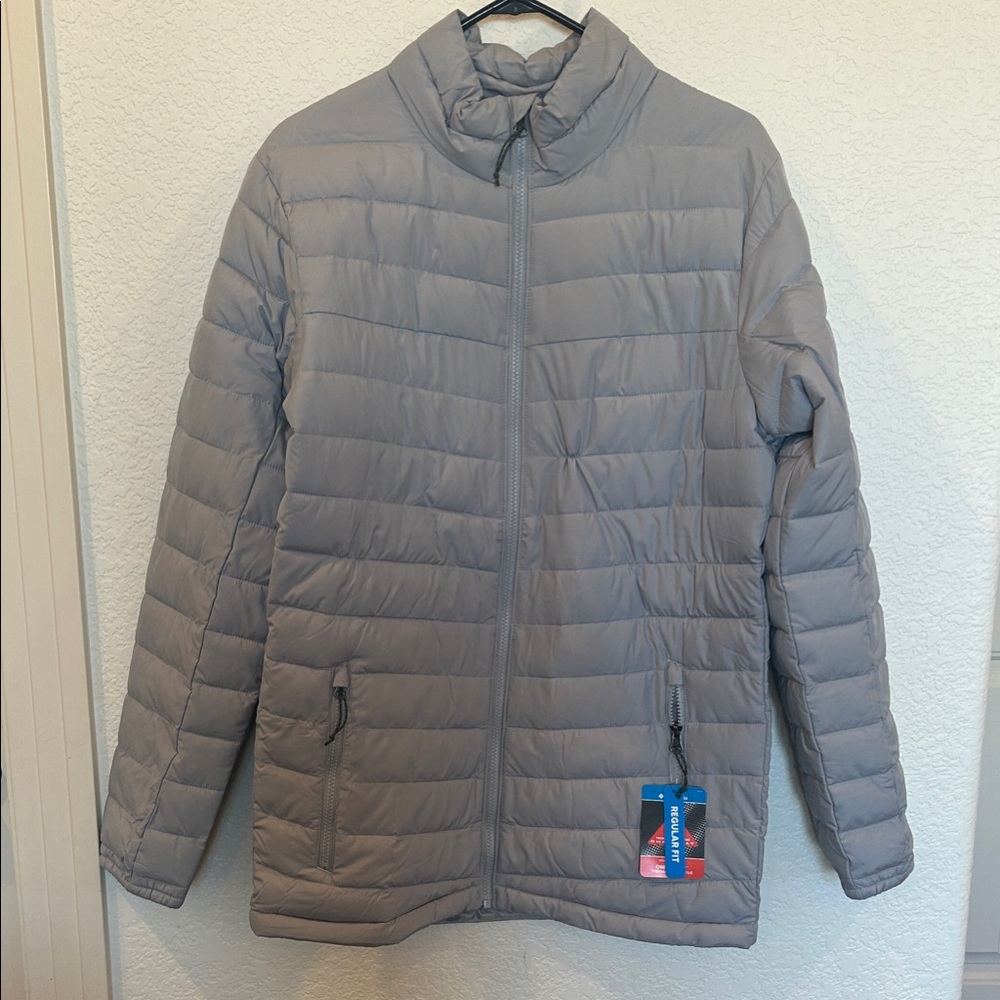 Columbia Men's Light Gray Puffer Jacket